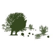 drawing of trees