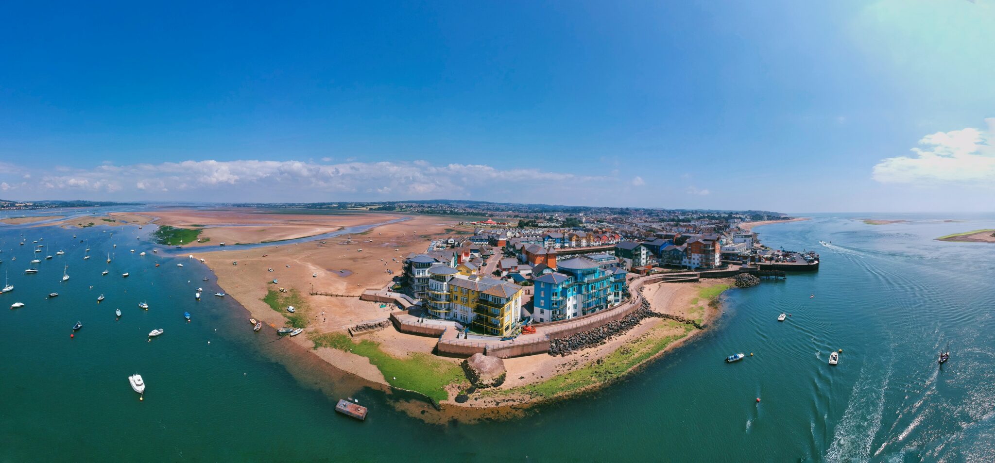 Exmouth marina panorama