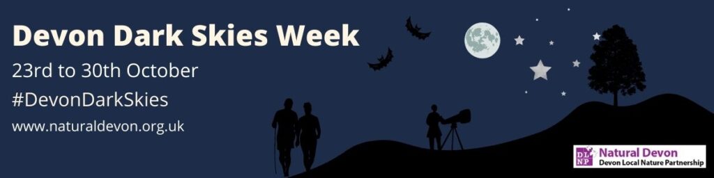 Devon dark skies week banner