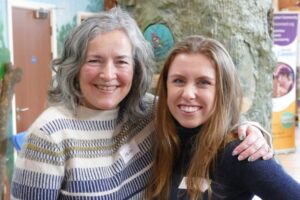 Helen Vines (left) and Molly Turner (right) attended on behalf of the CAG Devon team